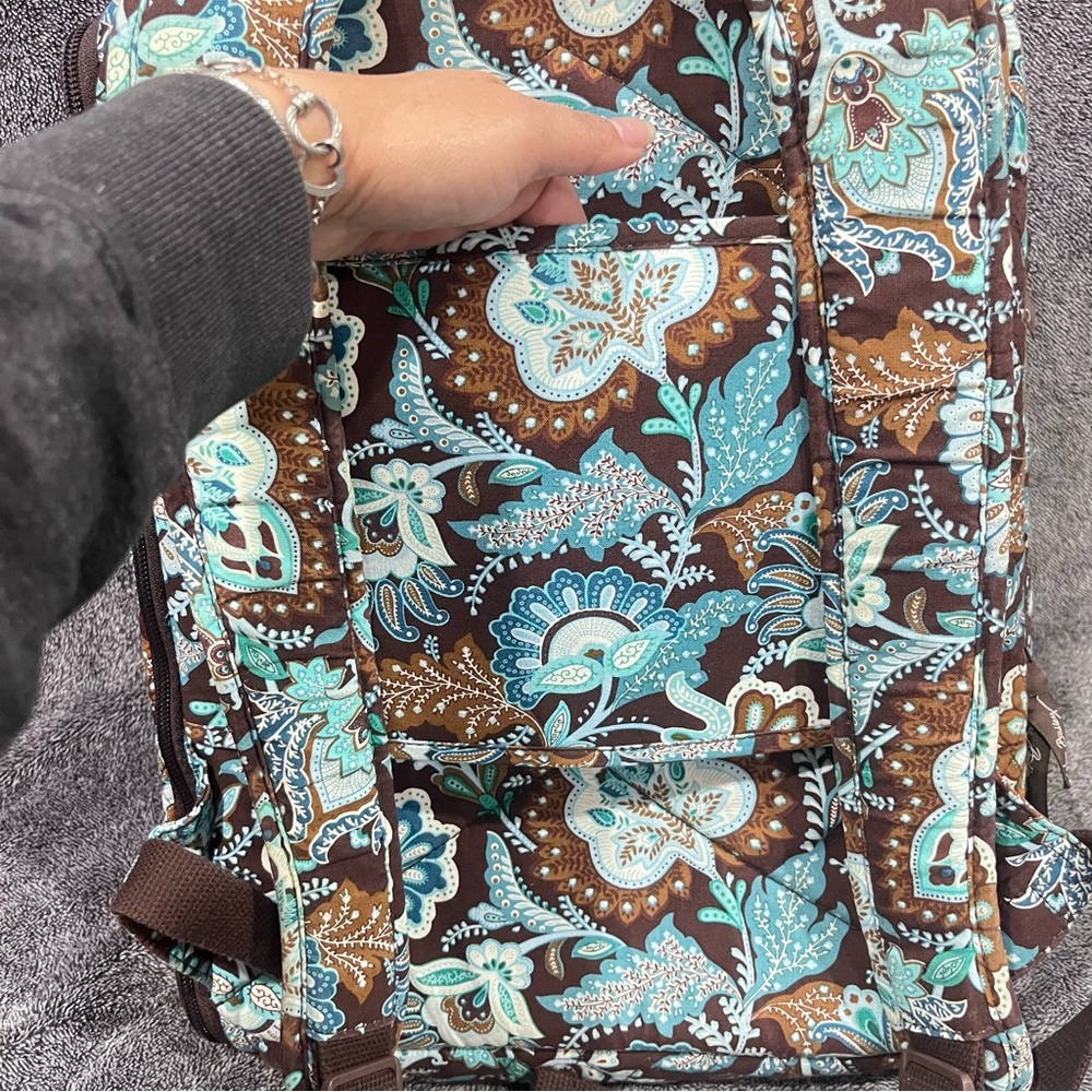 Vintage Vera Bradley Java Paisley pattern backpac… - image 6
